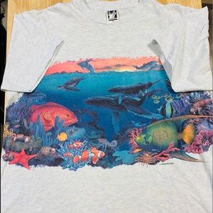 Full sea print  front and back